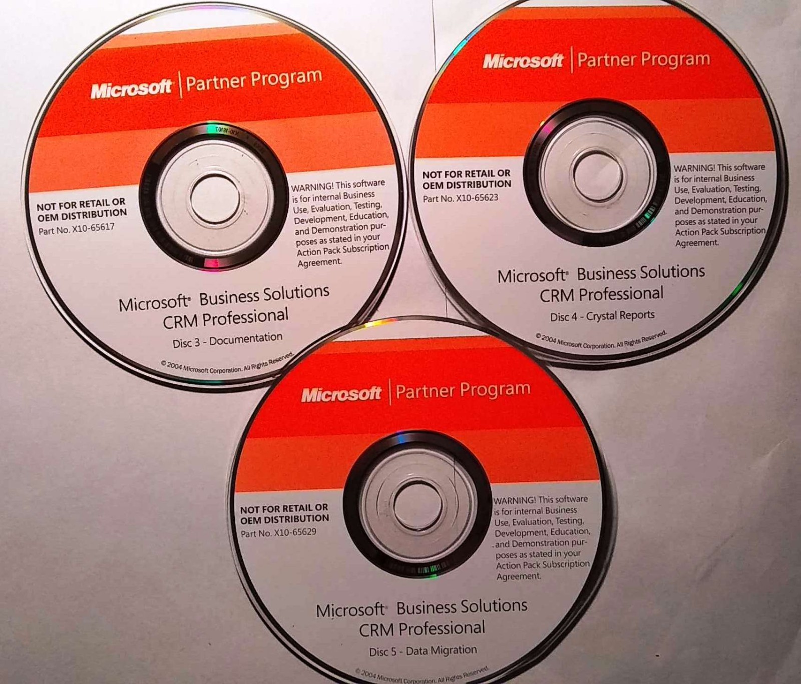 Microsoft Business Solutions CRM Professional w/ Key &10 Client Access Licenses