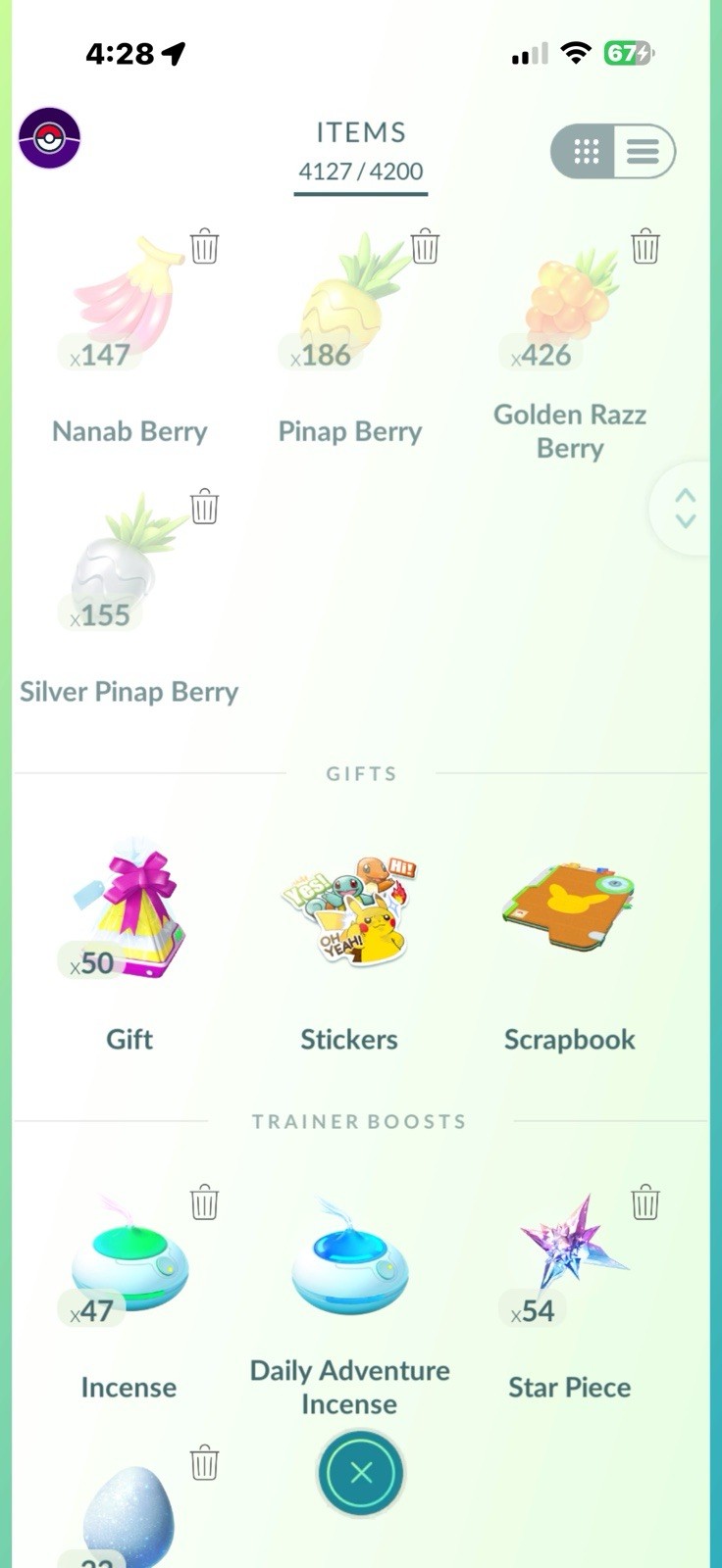 Pokémon GO Level 73 Game Account Legendary Shiny Pokémon Collection
