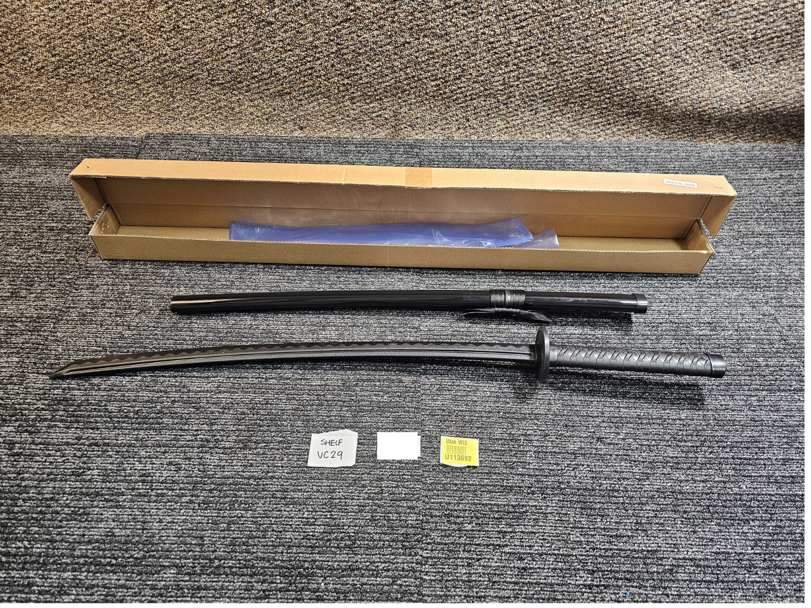 Polypropylene Training Martial Sword Practice Katana Sword with Sheath