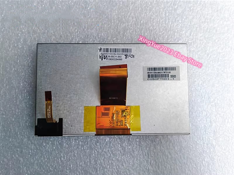 5" For AUO C050FTN01.1 LCD Screen Display 480(RGB)×234 1 Year Warranty