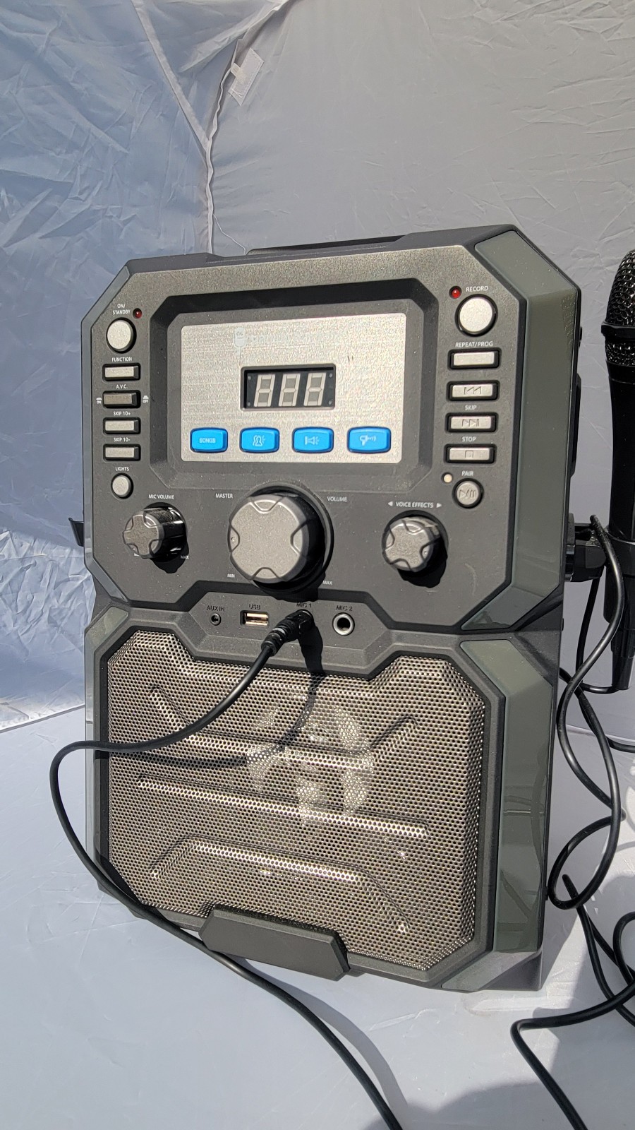 WB Singing Machine SML271BK CDG Bluetooth Karaoke Machine with lights