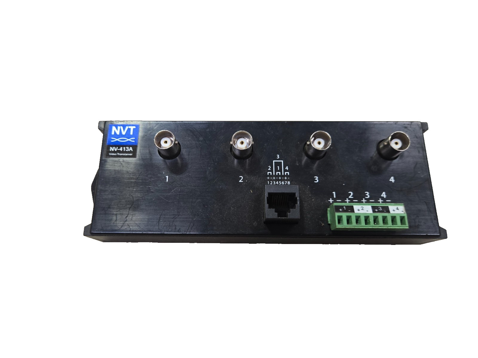 NVT NV-413A 4-Port Passive Video Transceiver USED