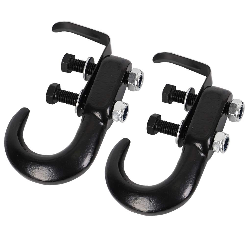 XSTRAP STANDARD 2PK Universal Recovery Tow Hooks 10000LBS Black Forged
