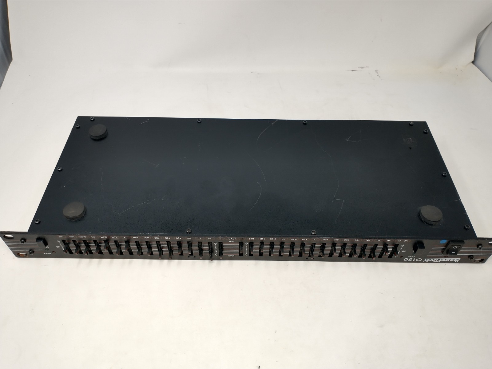 SoundTech Q150 Single Space 15 Band Stereo EQ Equalizer Rack Mountable Vintage