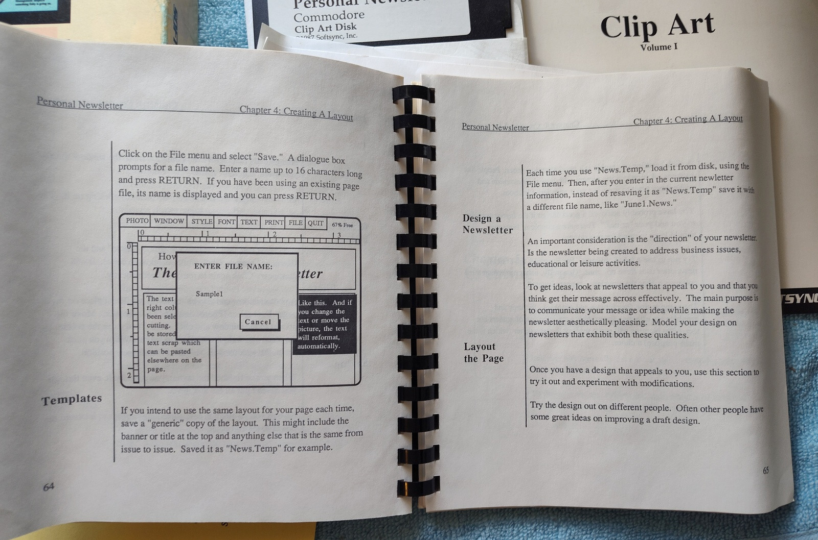 Softsync Personal Newsletter for Commodore 64 128 C64 5.25" Diskettes, Box 1987