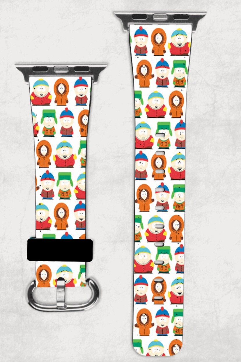 South Park Apple Watch Band NEW 38/40/41 & 42/44/45 Cartman Kyle Stan Kenny