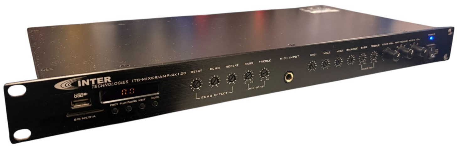Inter technologies ITC-mixer/amp-2x120
