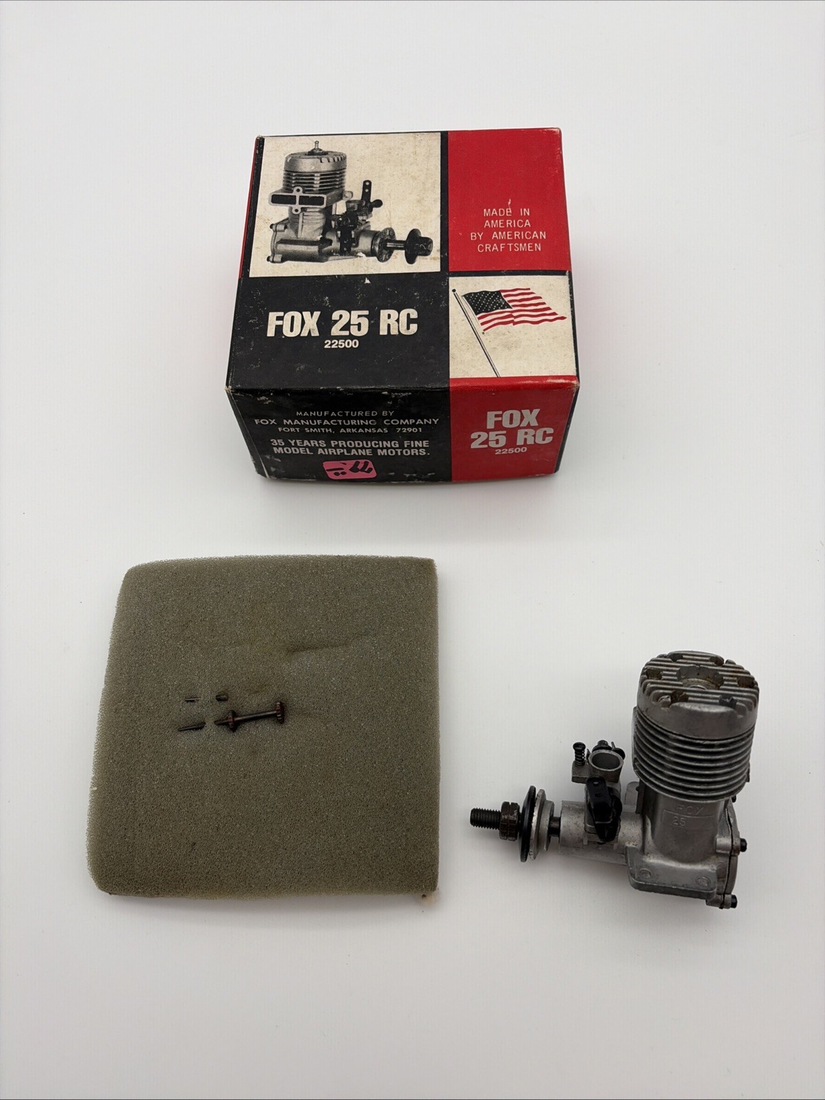 Fox 25 RC Model Airplane Engine 22500 with Box M14