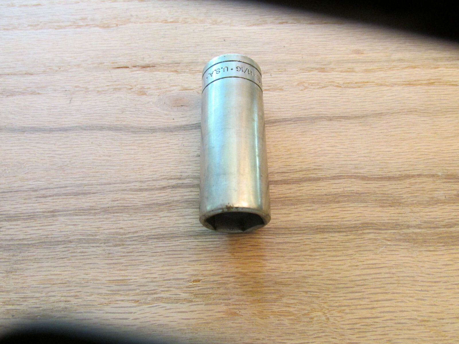Vintage S-K Wayne 40422 11/16" Deep Socket, 3/8" Drive, 6 Point