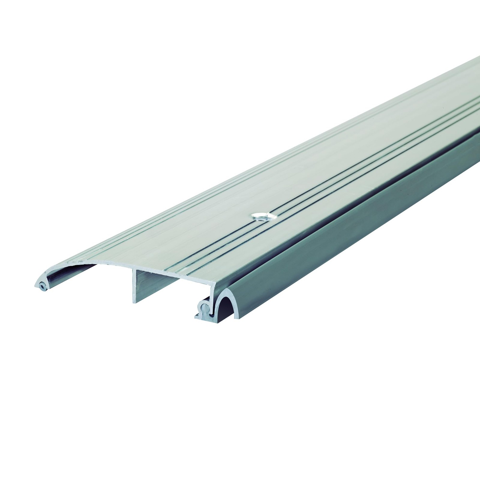 Door Threshold Outswing Draft Seal Silver 3-1/2in x 36in MD Building