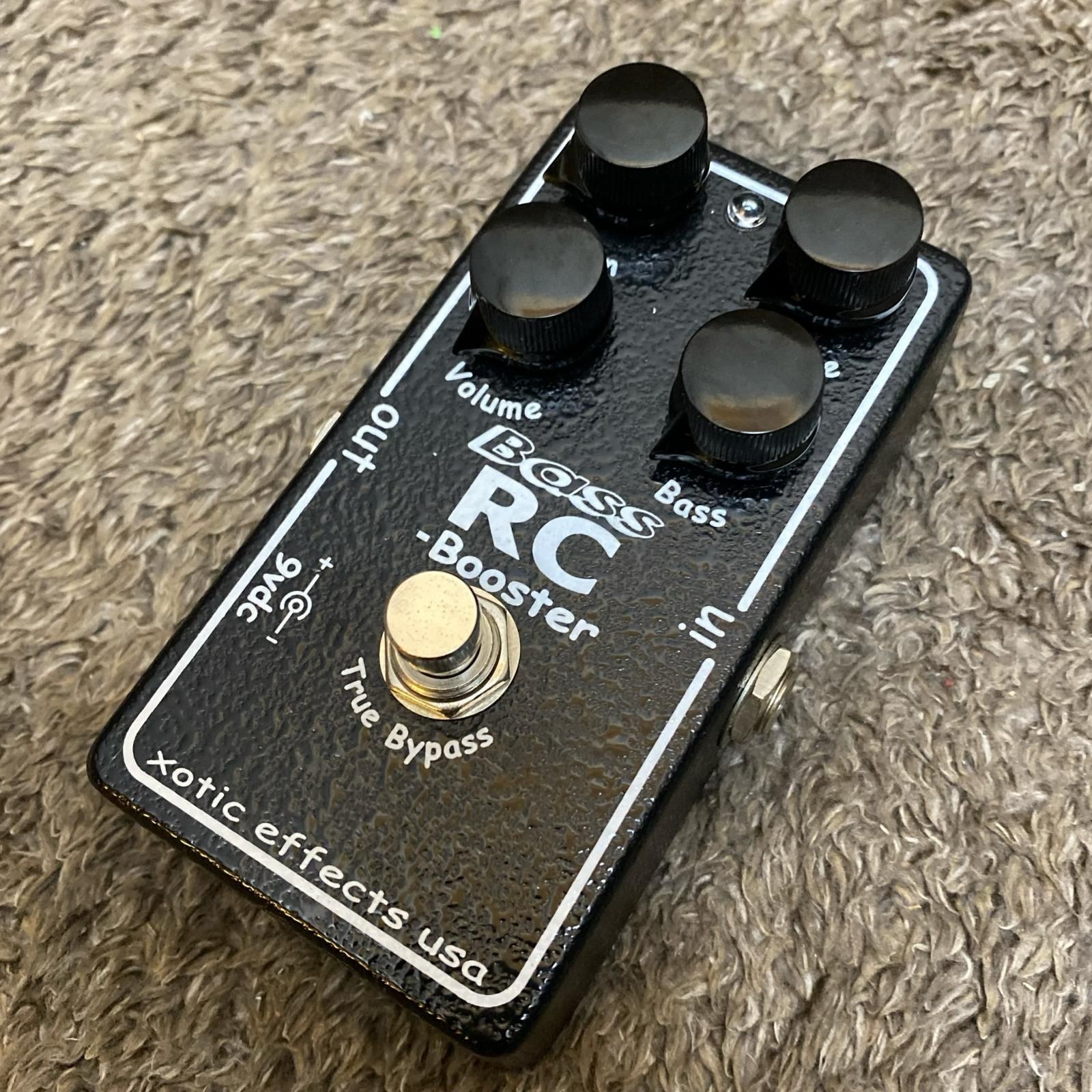 XOTIC BASS RC BOOSTER Bass Booster Effects Pedal Black Used Japan