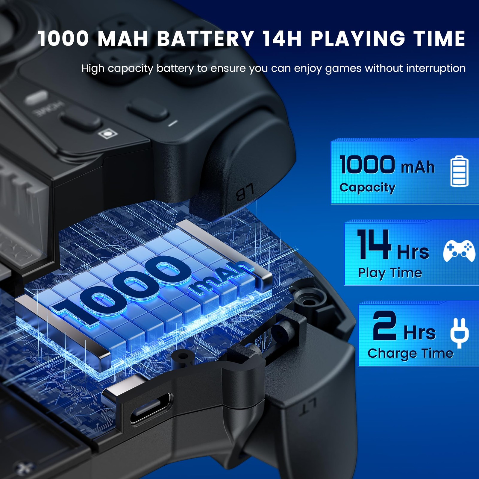 Mobile Gaming Controller for iPhone/Android/Switch 2/Switch/OLED/iPad Mini
