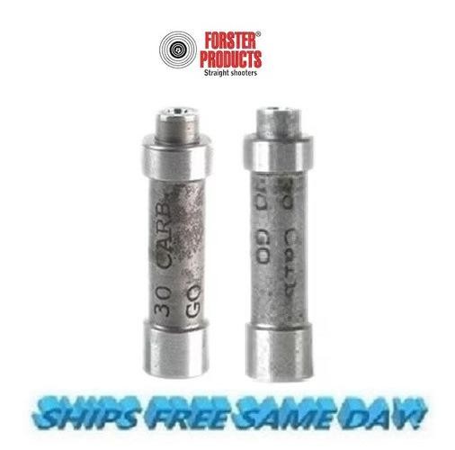 Forster Go and No-Go Headspace Gauges for 30 Carbine NEW! HG0030G+HG0030N