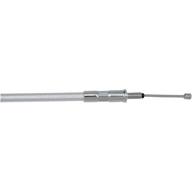 Magnum Polished Stainless Steel High Efficiency Braided Clutch Cable - 68 11/16i
