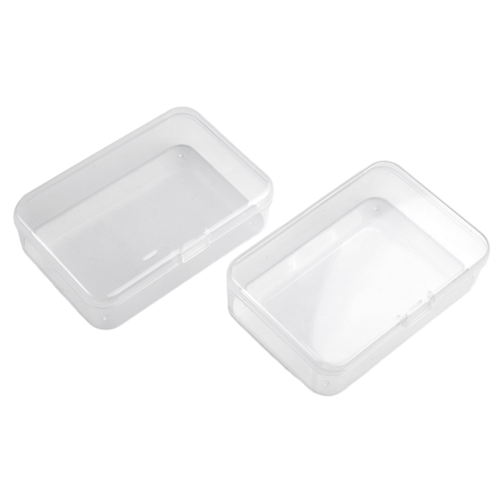 5pc Clear Plastic Storage Box Playing Cards Case Jewelry Beads Card Holder Boxes