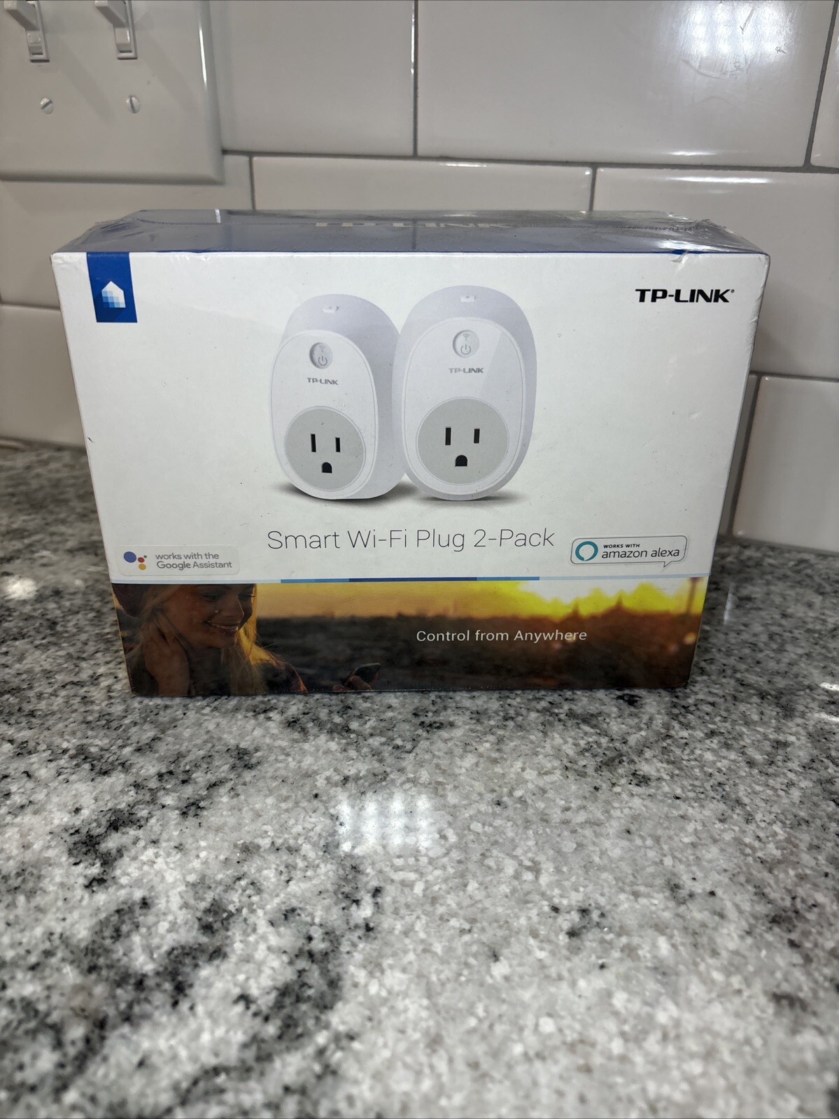 TP-LINK Smart Wi-Fi Plug 2 Pack Remote Access  Model HS100-KIT NEW