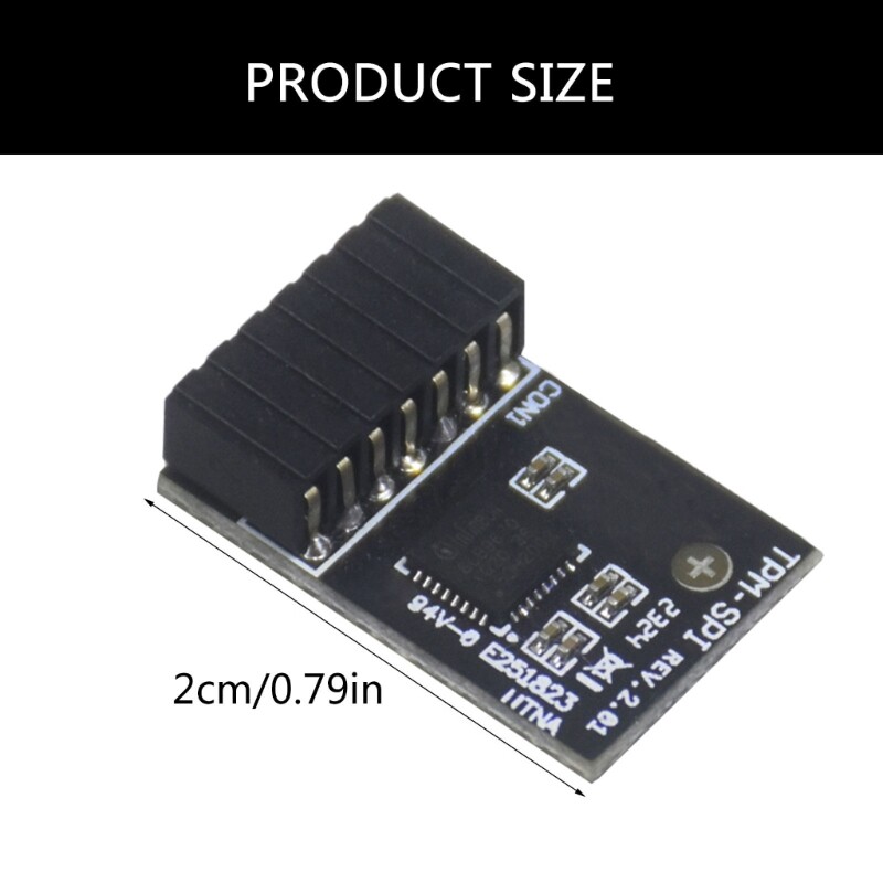 Easy Installation Security Board Component for TPM SPI V Vertical PC Notebook