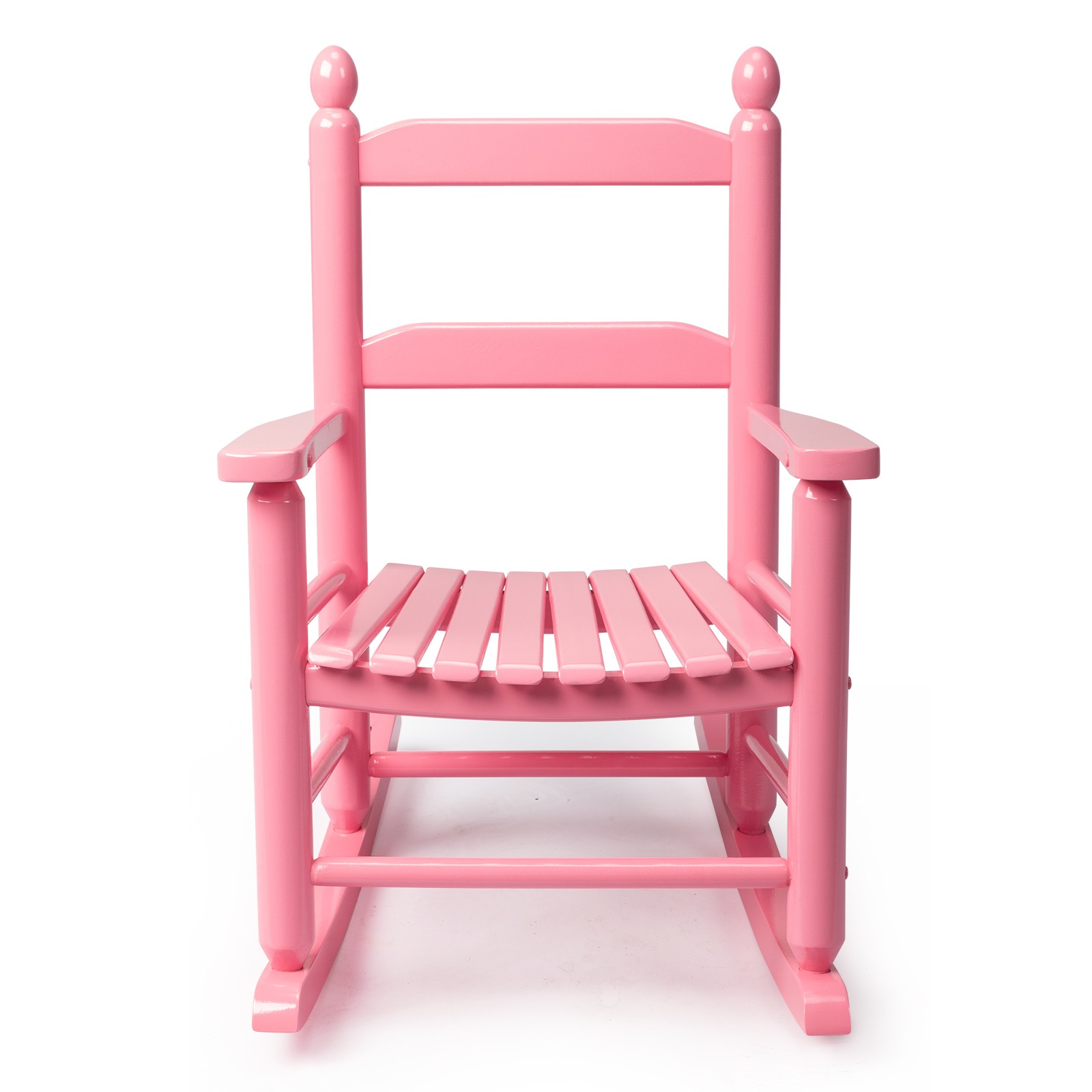 Durable Child's Wooden Porch Rocker Outdoor Rocking Chair for Children