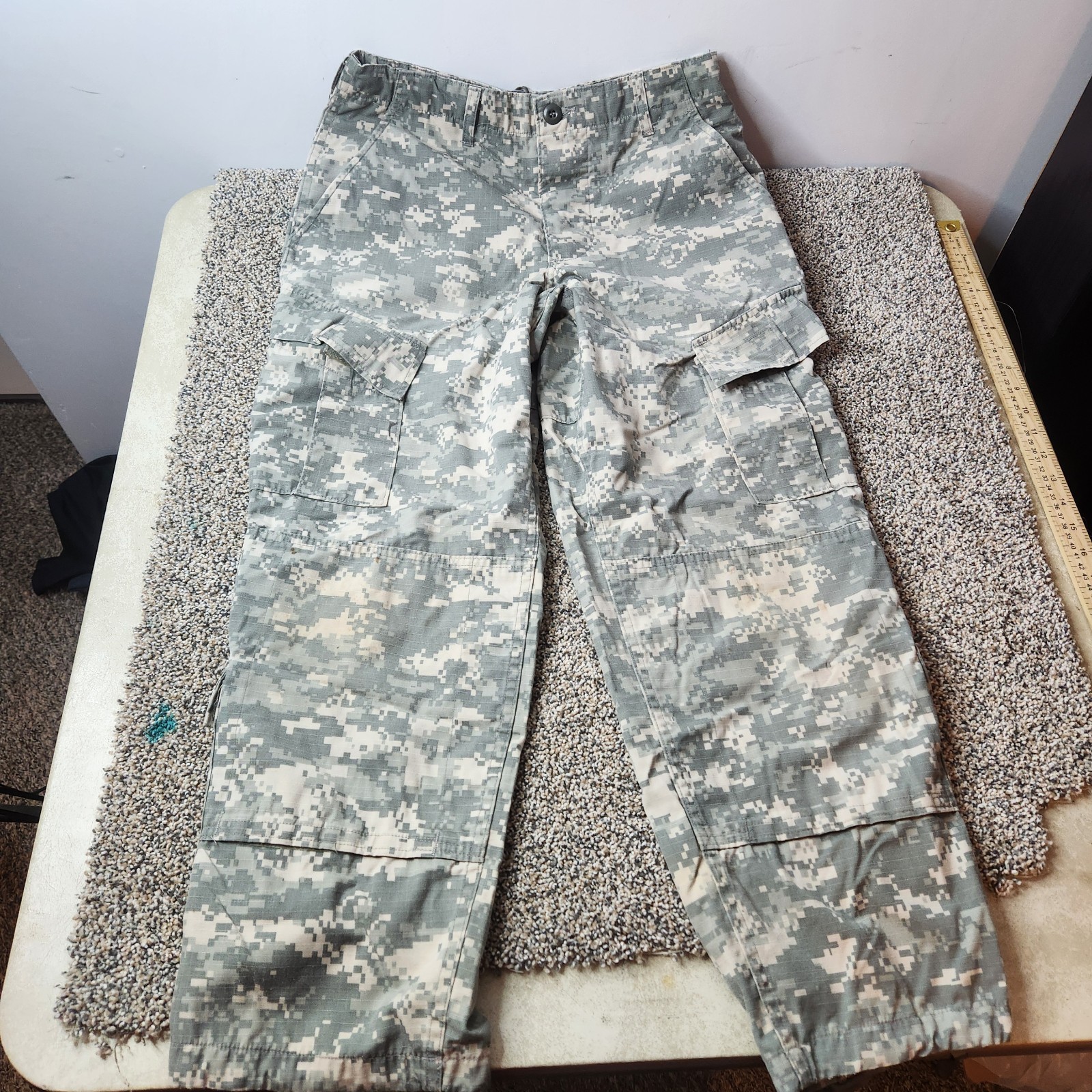 US Military Army Combat Uniform ACU Pants Trousers  Size X-Small Short Tactical