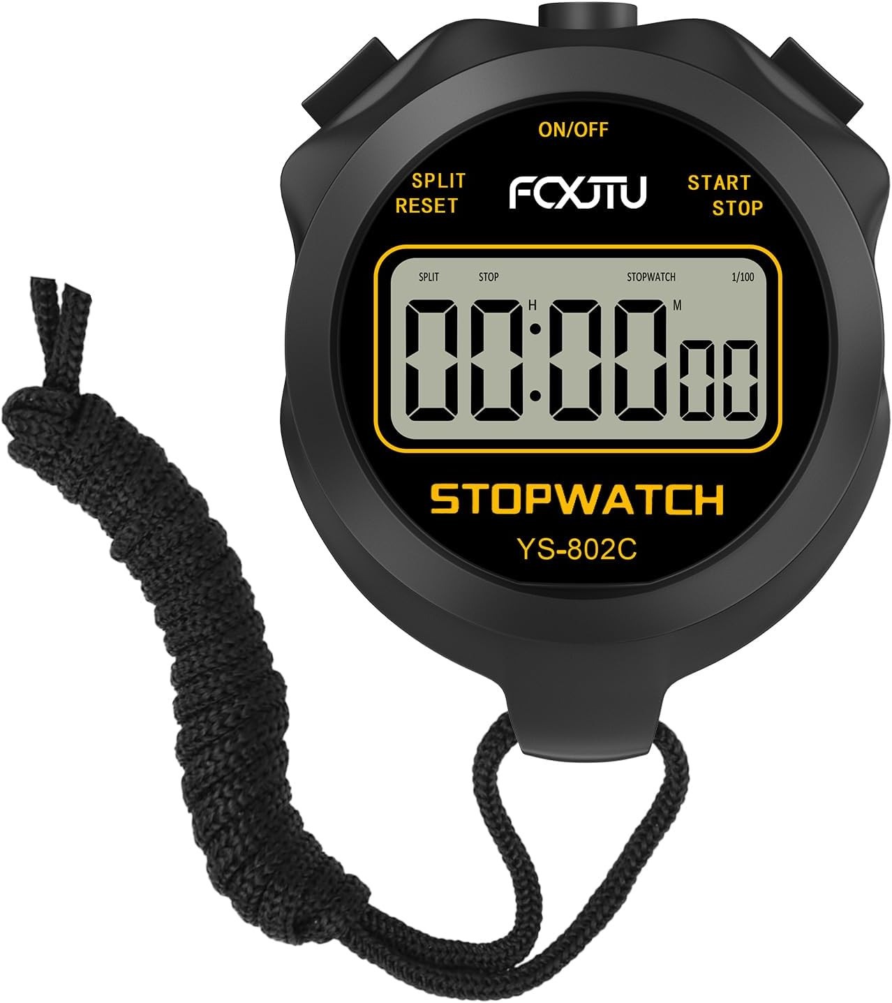 Digital Simple Stopwatch Timer, No Bells, No Alarm, Simple Basic Operation, Sile