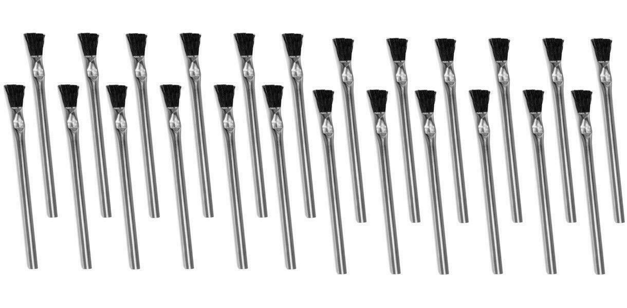 (24)  Oatey 30712 Acid Brushes 6" w/ Horsehair Bristles for Solder Flux Contact
