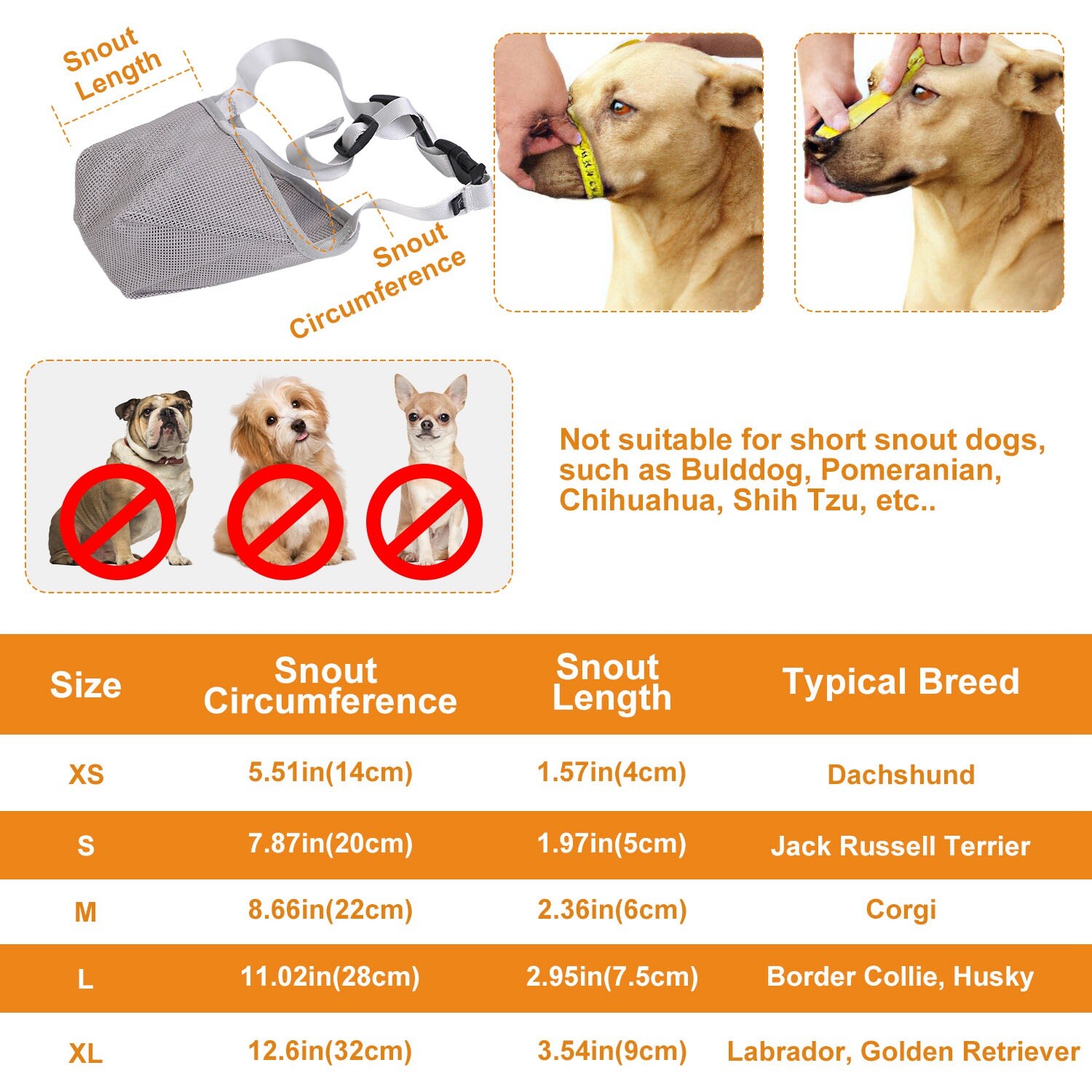 NEW Mask Soft Anti Bite Barking Chewing Mesh Mask Training Adjustable