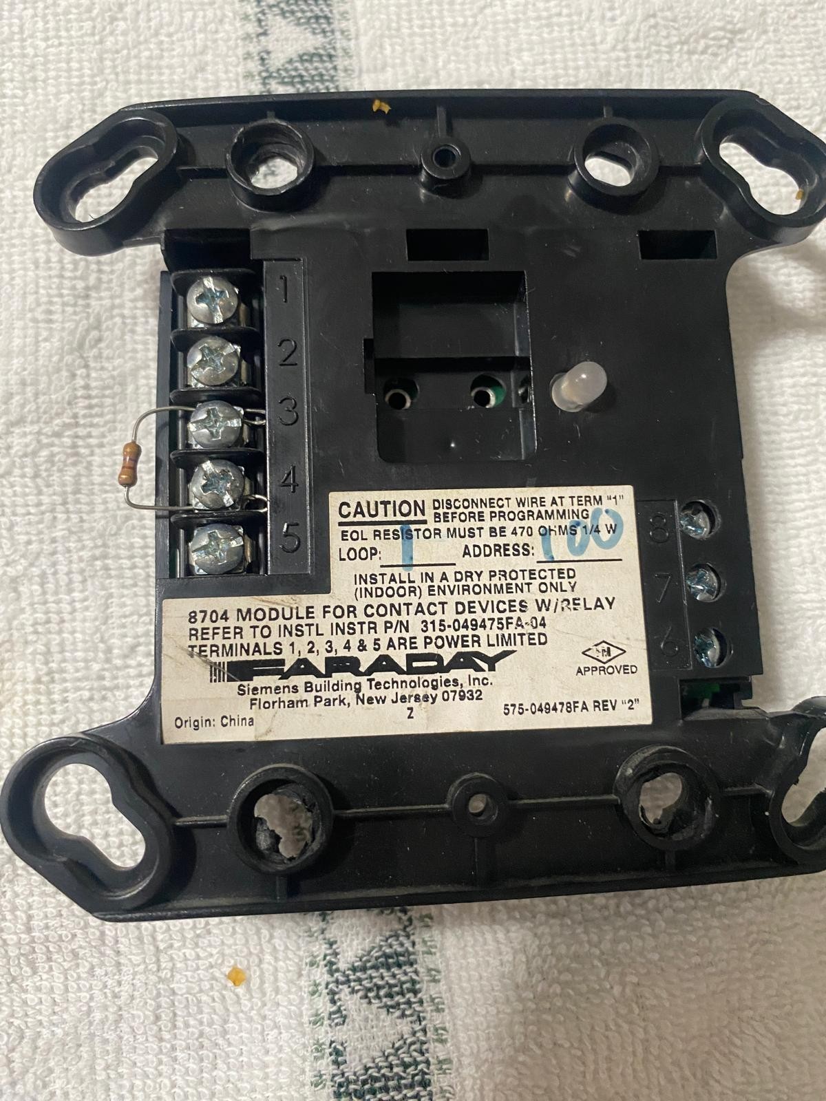 Faraday 8704 Relay/Contact Module