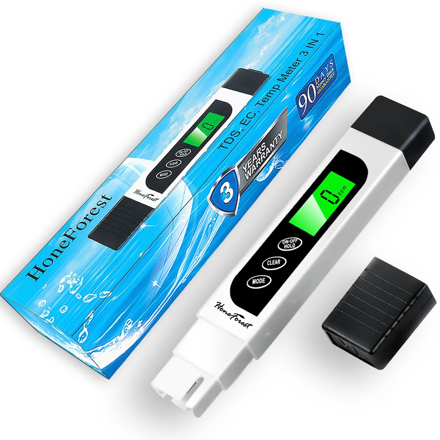 Water Quality Tester, Accurate and Reliable, TDS Meter, EC Meter & Temperatur...