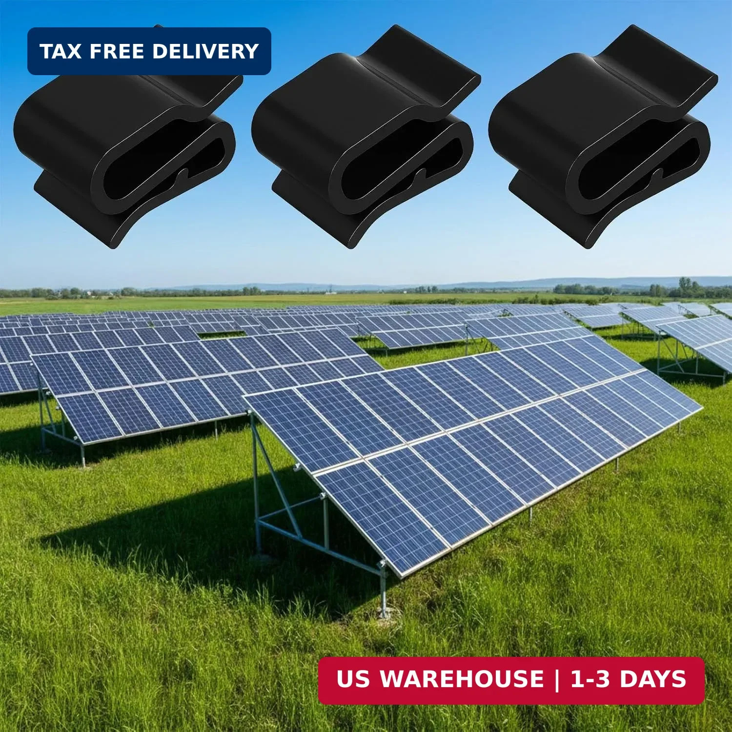 30 Pcs Trailer Frame Wire Clips, Solar Panel Clip, Plastic Wires Clip, Cable Cli