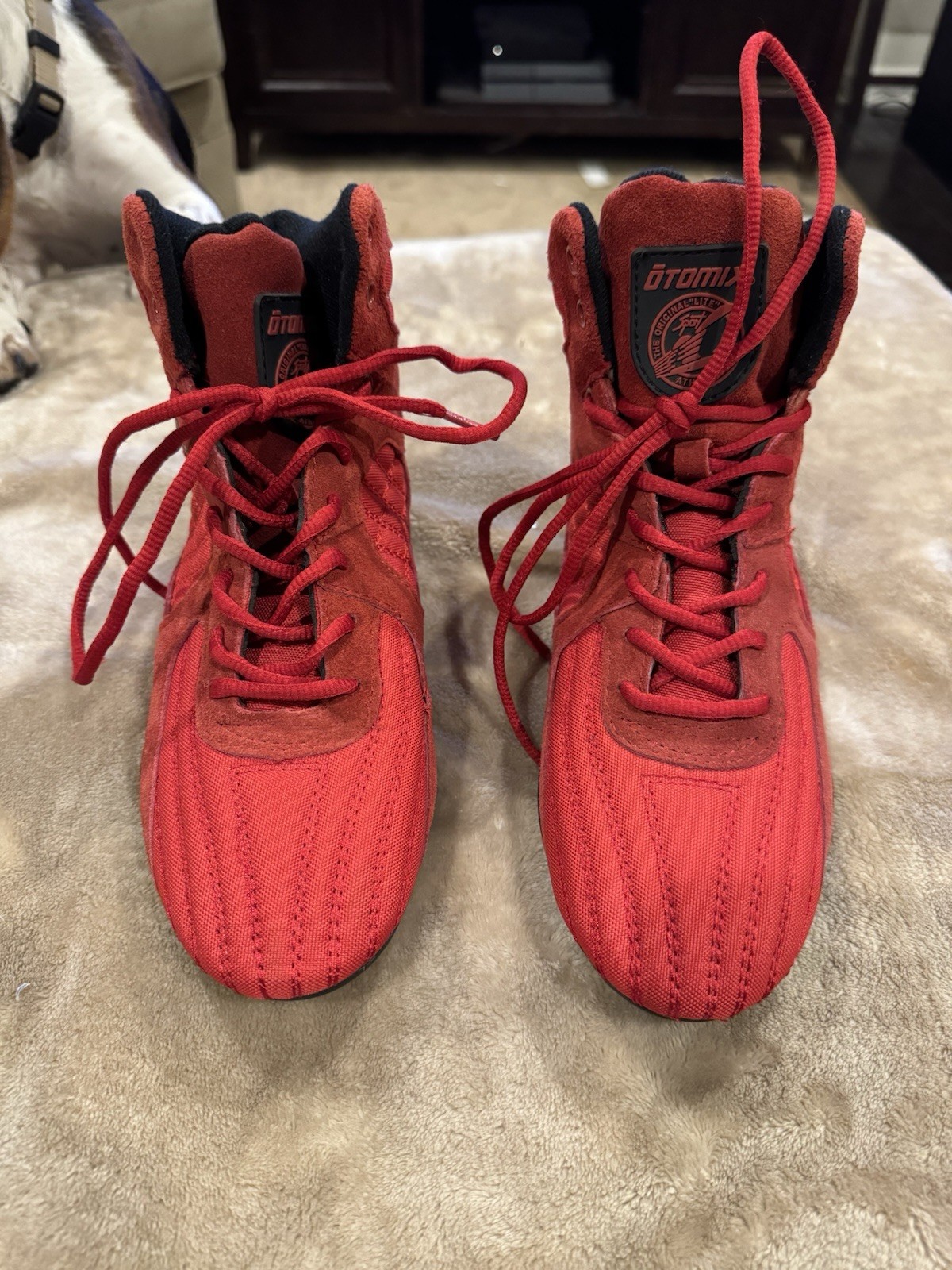 Otomix Stingray Escape Bodybuilding Weightlifting Shoes F3000 M6.5 W8 (Red)