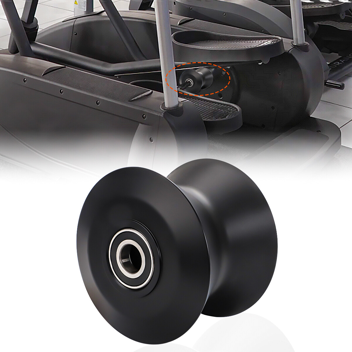 2xFor Proform XP160 Cross Trainer Elliptical Wheel Replacement Leg Roller 238880