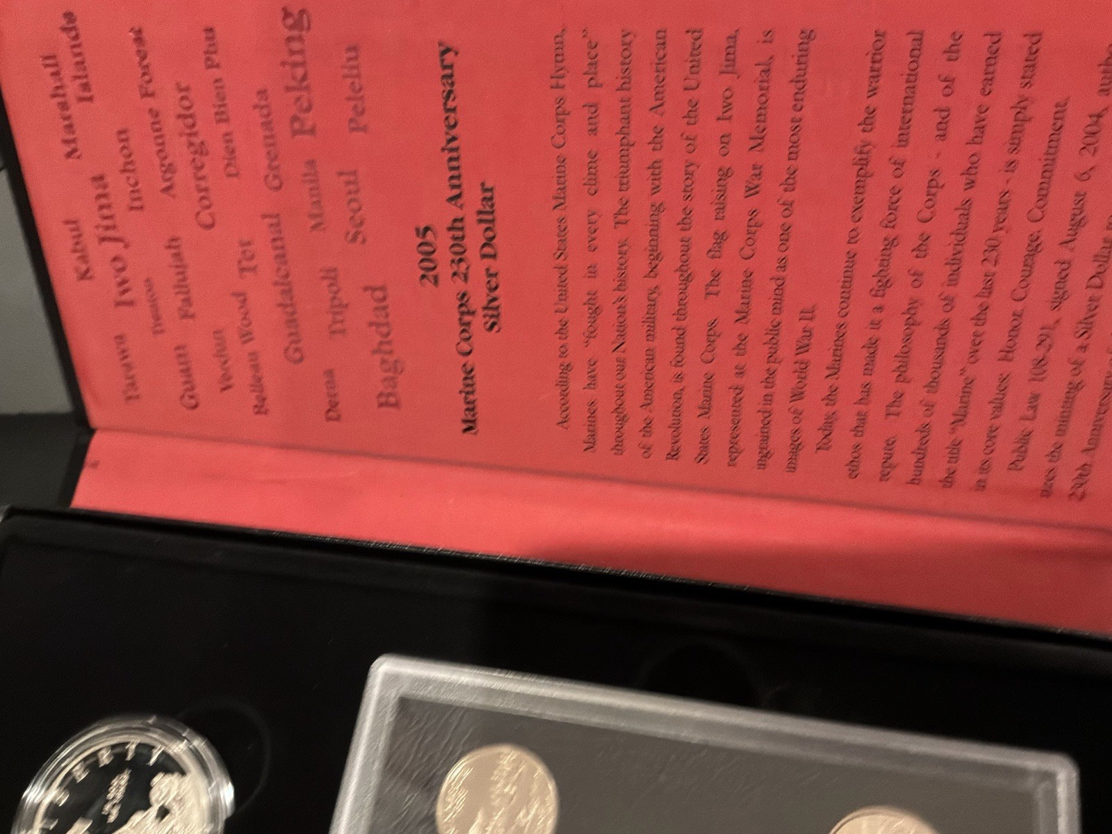 2005 US Mint American Legacy Collection Complete OGP COA 2 Silver Dollars Set