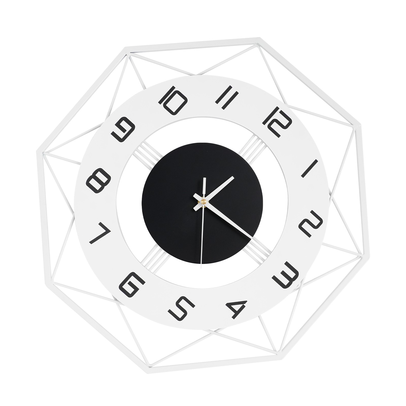 Wall Mounted Clock for Indoor, Modern Wall Clock Decorative Indoor Wall Clock