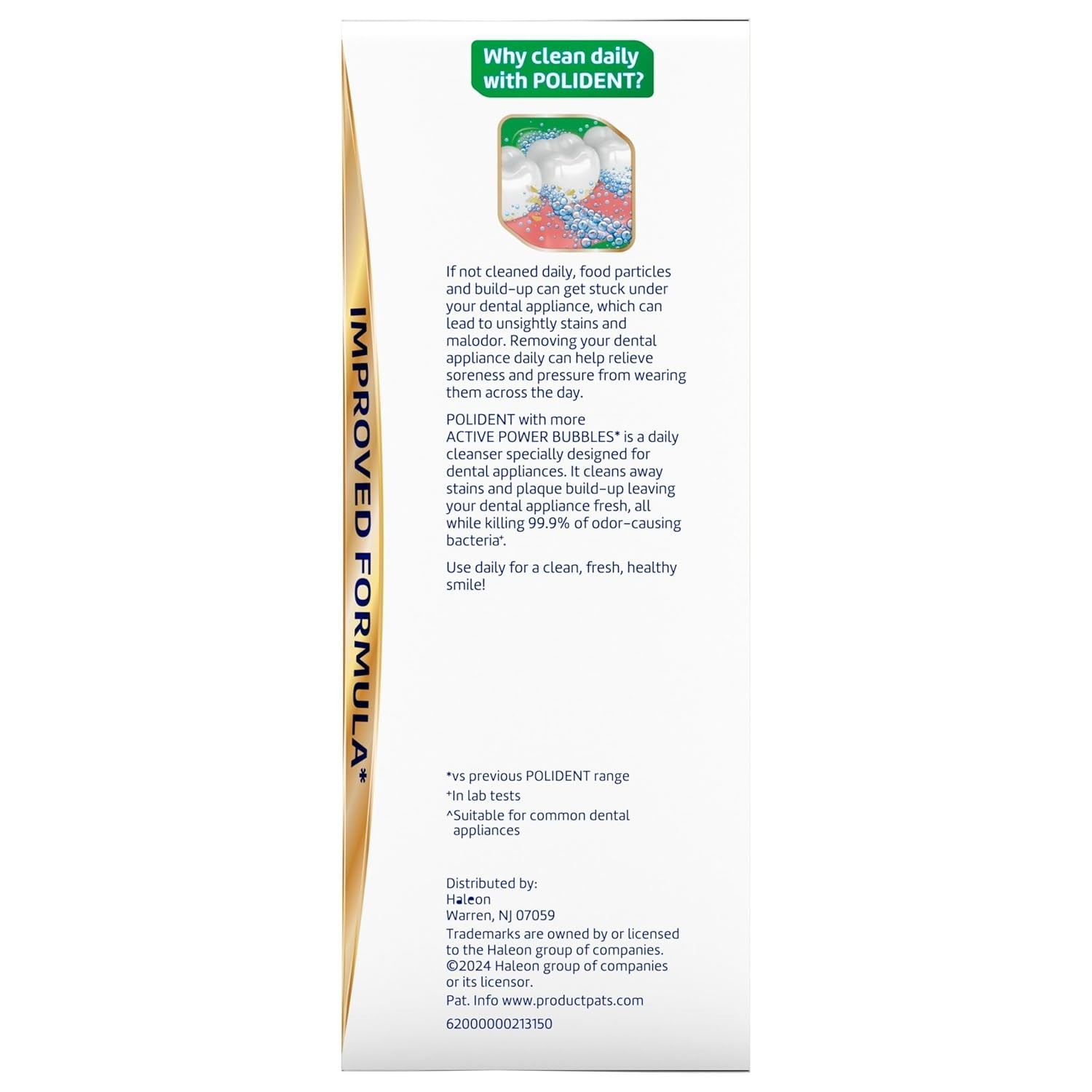 60 Count Retainer Cleaner Tablets: Antibacterial for Fresh Dental Appliances