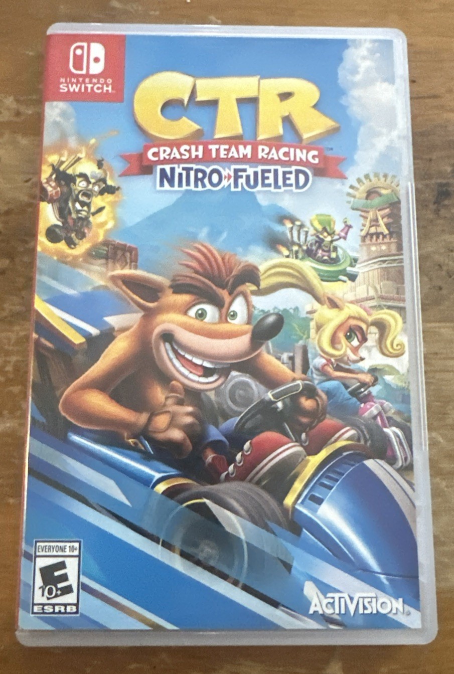 CTR CRASH TEAM RACING NITRO-FUELED (Nintendo Switch) **Case Only** No Game