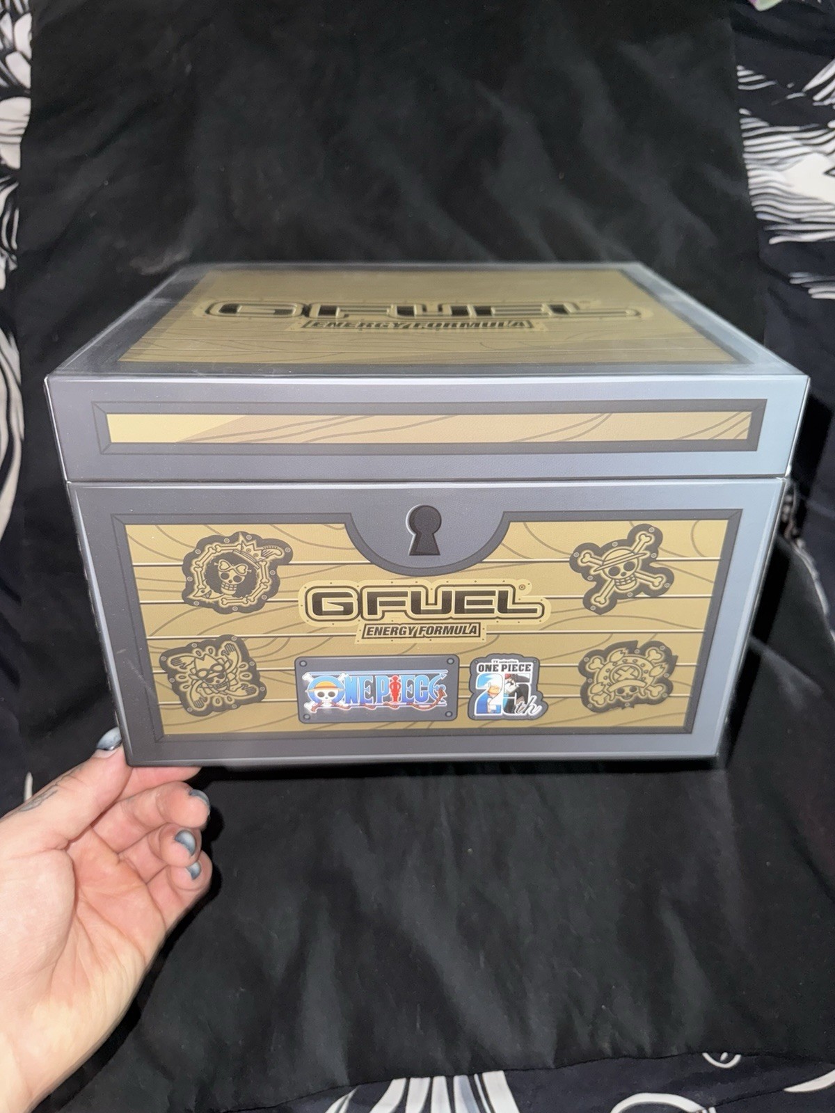 One Piece Treasure Chest Collector Box w Mini Tubs
