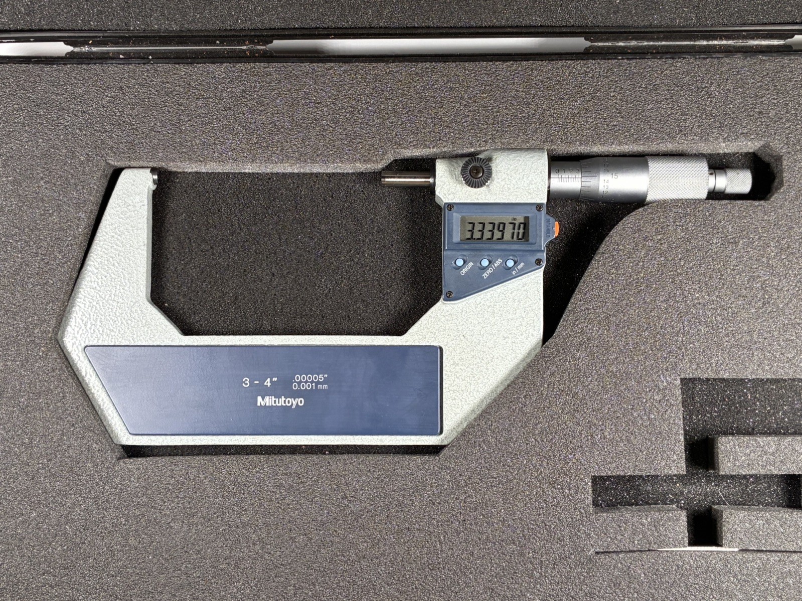 Mitutoyo 3-4” Digital Micrometer .00005” 293-724-30