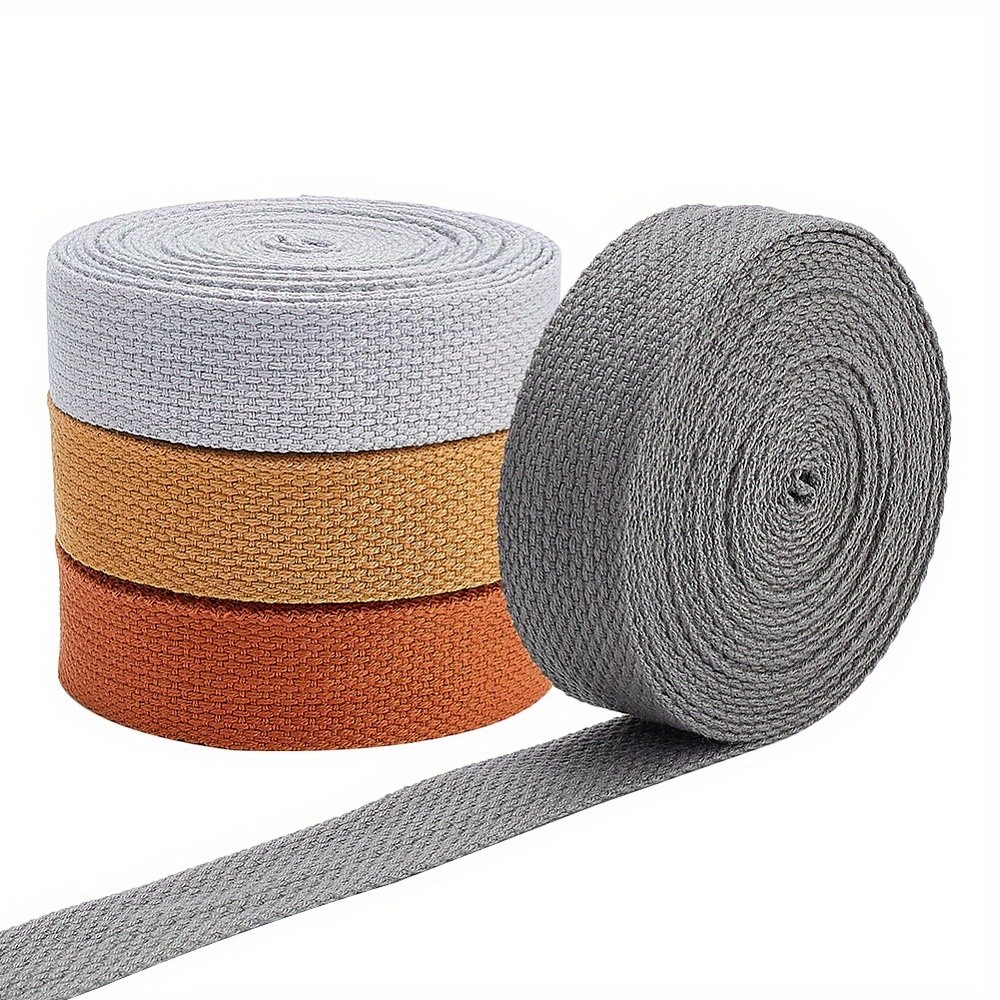 1set 4 rolls 4 colors Flat Polyester Cord/ Webbing Garment Sewing Accessories