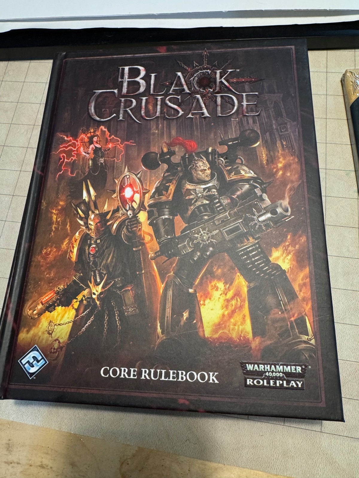 Black Crusade RPG LOT FFG Warhammer 40K Core Rulebook + Tome of Fate + GM Kit SE