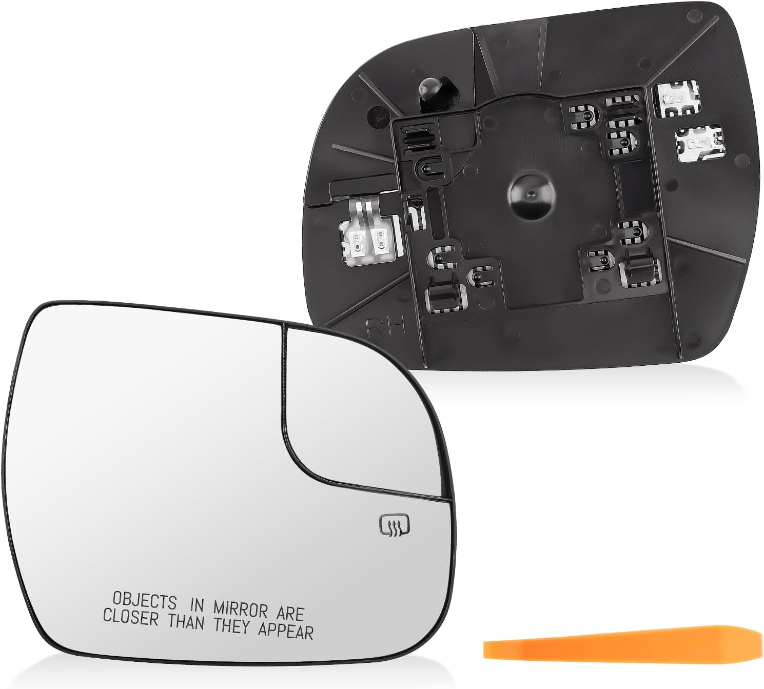 Right Side Heated Mirror Glass Fit for Toyota Sienna | 2014 2015 2016 2017 2018