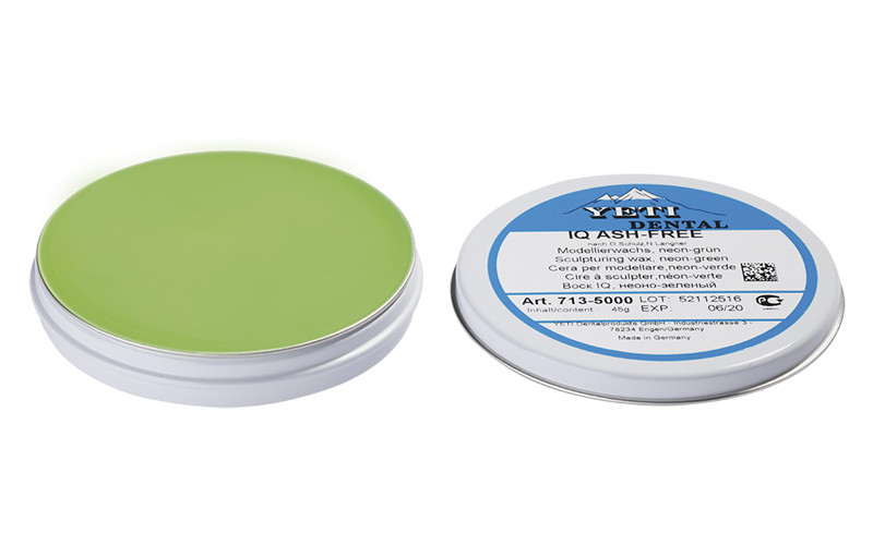 YETI IQ ASH FREE WAX NEON GREEN 45gm (KEYSTONE)