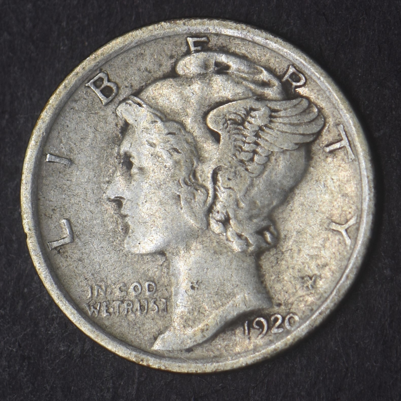 1920-P Mercury Silver Dime 10C - COINGIANTS -