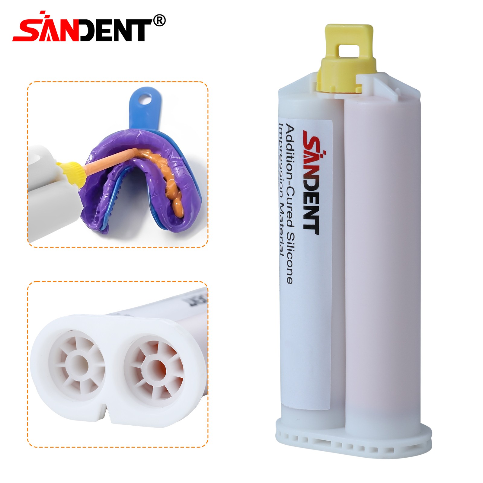 REGULAR SET Light Body Dental Impression Material VPS 50ml 5 Tips