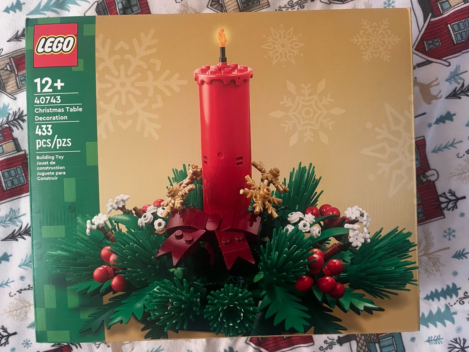 NEW LEGO Christmas Table Decoration 40743 Building Toy Factory Sealed candle
