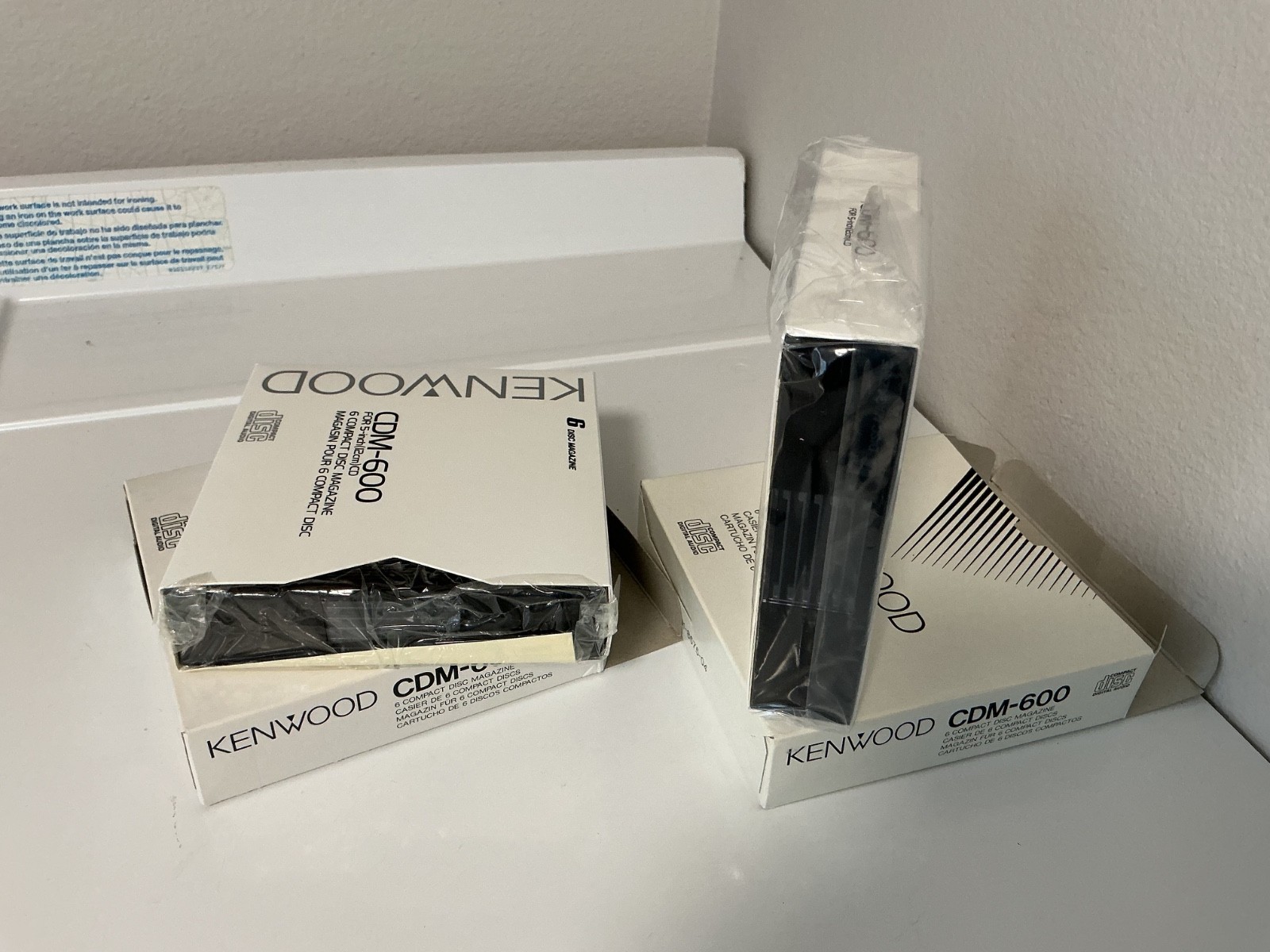 Lot Of 2 Genuine Kenwood 6 Compact Disc Magazine CD CDM-600 NEW Sealed in Plasti