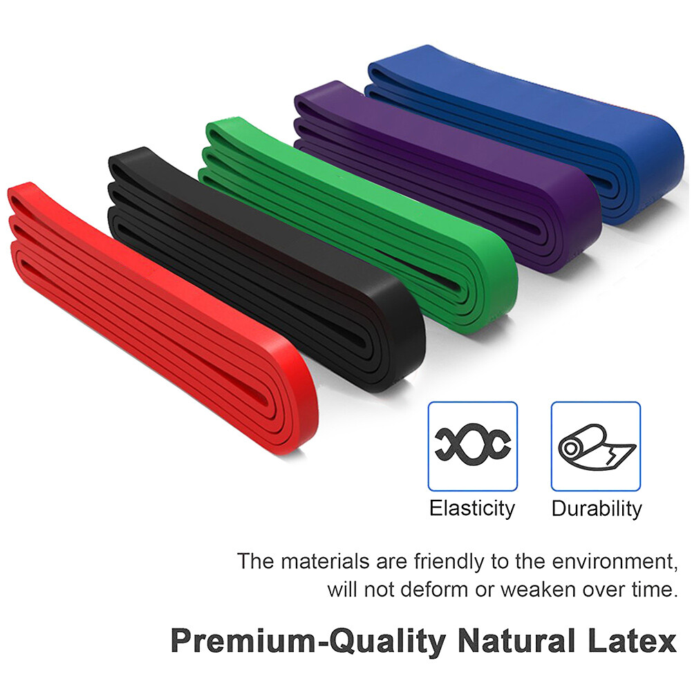 Elastic Resistance Band for Powerlifting, Strength Training CrossFit, Stretching