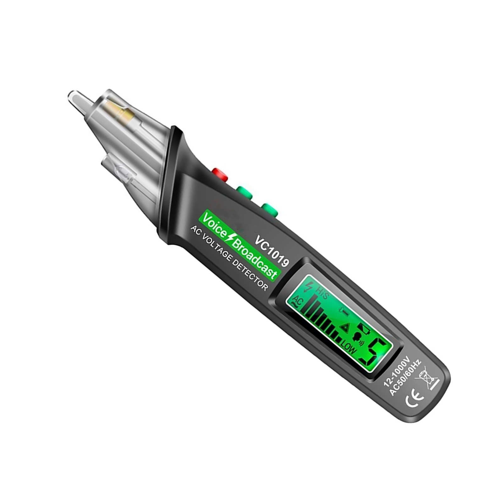 12-1000V Test Pen Non-Contact Voltage Detector Positioning Voltage Tester Tool