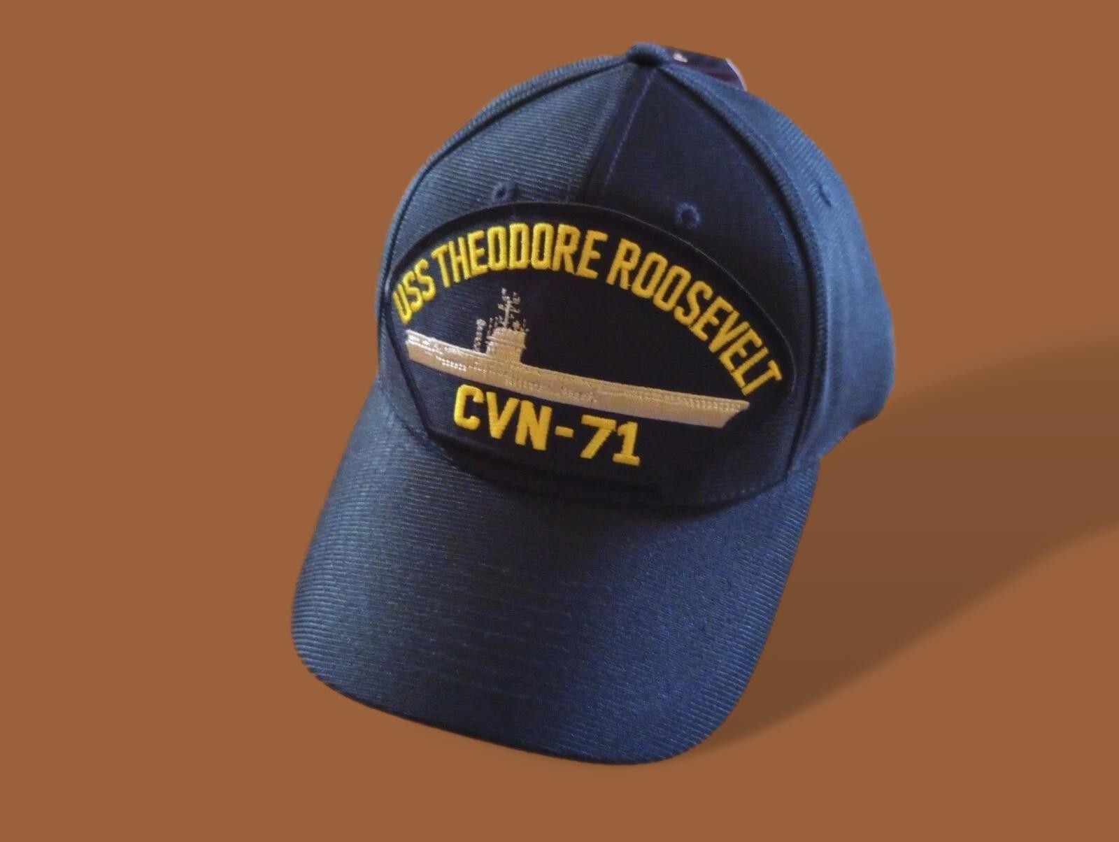 USS THEODORE ROOSEVELT CVN 71 NAVY SHIP HAT U.S MILITARY OFFICIAL BALL CAP USA
