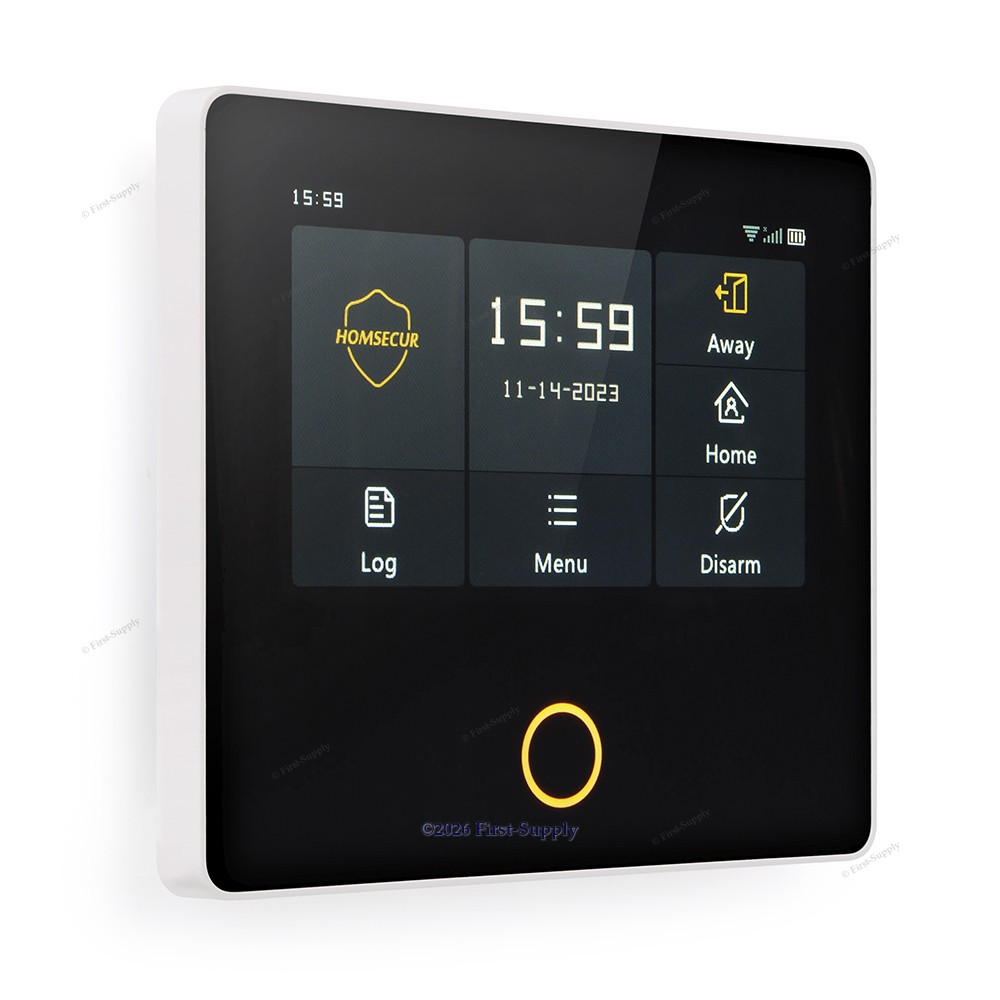 HOMSECUR Apartment Touch Screen Alarm System With Wireless Sensor Remote Control