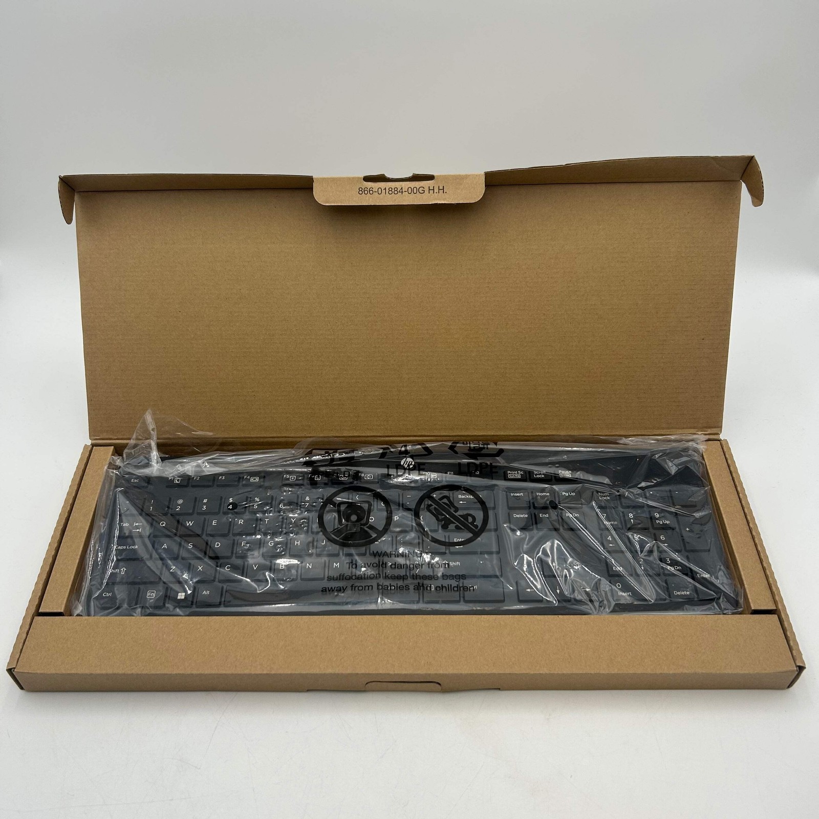 HP Wireless Business Slim Keyboard 803183-001 Black New In Box